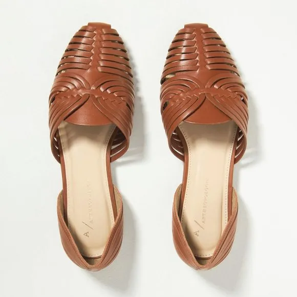 HTF Anthropologie Leyla Woven Flats