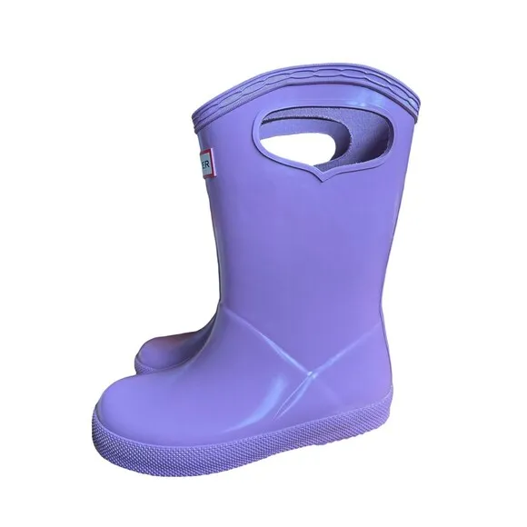 Hunter &quot;Sugar Kelp&quot; Purple Pull-On Rain Boots Size 10B/11G NEW!