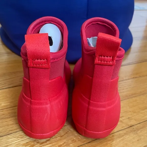 Hunter Big Kids Finley pull on waterproof rain boots size 13 new