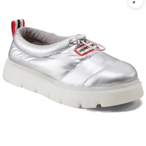 Hunter Women's Madison Lug Sole Insulated Water Resistant Slip-on Shoes 11M nwt