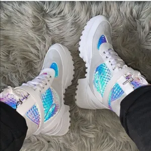 ICEY MERMAID COMBAT BOOTS 🔥