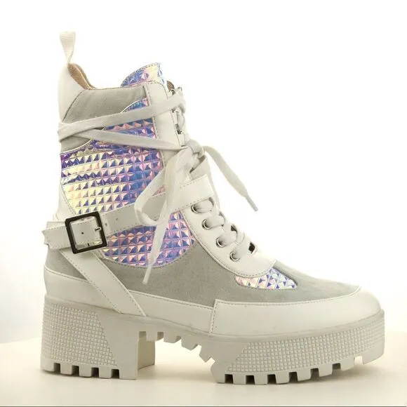 ICEY MERMAID COMBAT BOOTS 🔥