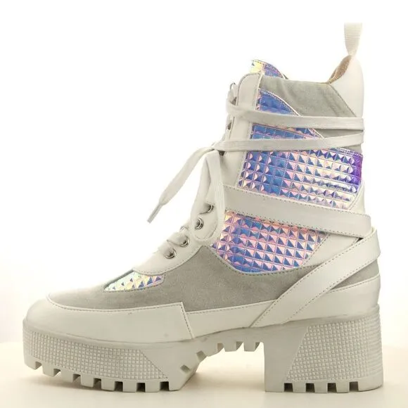 ICEY MERMAID COMBAT BOOTS 🔥