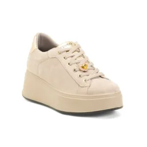 IGI&amp;CO Beige Made In Italy Suede Sneakers