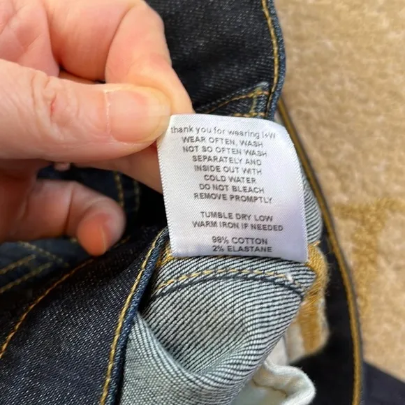 Imogene   Willie Virginia denim jeans dark wash 26