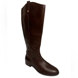 I.N.C. International ConceptsFawne Wide-Calf Leather Knee High Boots Size 12