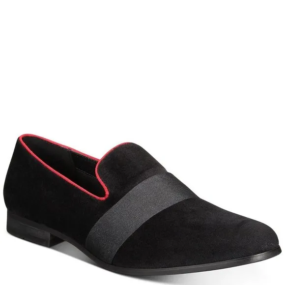 International Concepts Mens Kaizer Velvet Loafers