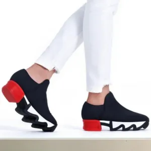 iRi Black/Red Neoprene Sneakers