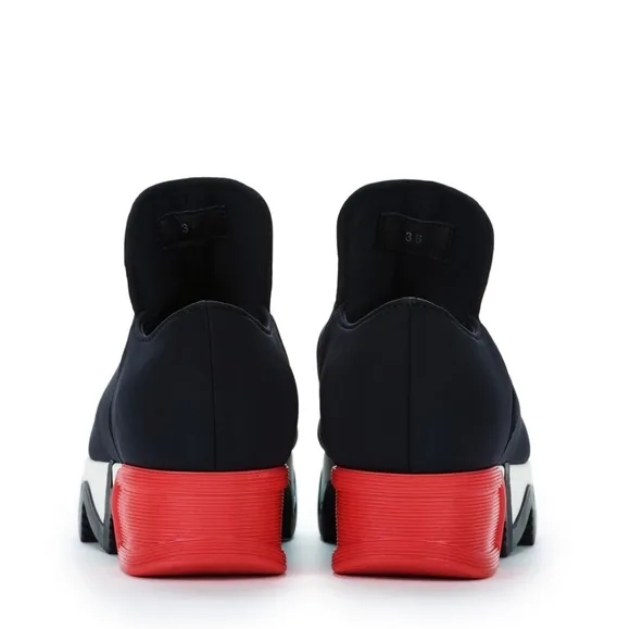 iRi Black/Red Neoprene Sneakers