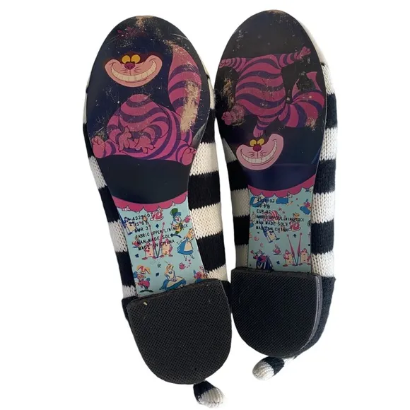 Irregular Choice’s “Alice in Wonderland” collection: Cheshire CATS flats 37 6.5