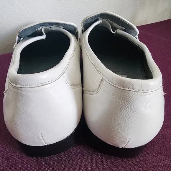 Irvine Park Men's White Leather Loafer Sz 8.5 M (EUC)