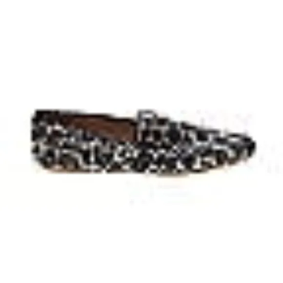 J Crew Georgie Navy Leopard Print Flats Size 9