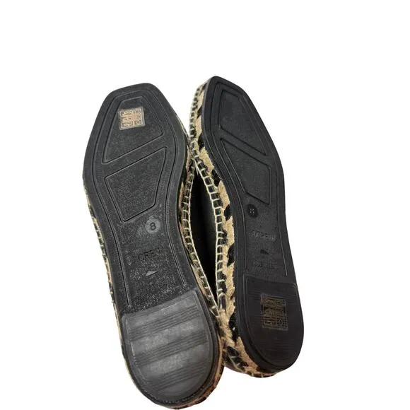 J. Crew Leather Espadrille Mary Jane Flats NWT Sz. 8