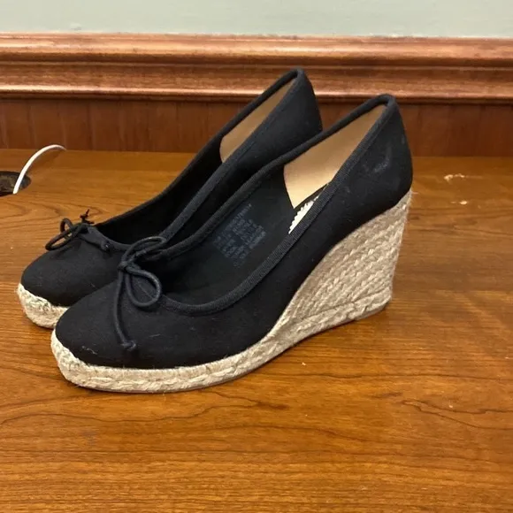 J Crew Seville made-in-Spain espadrille wedges BT393