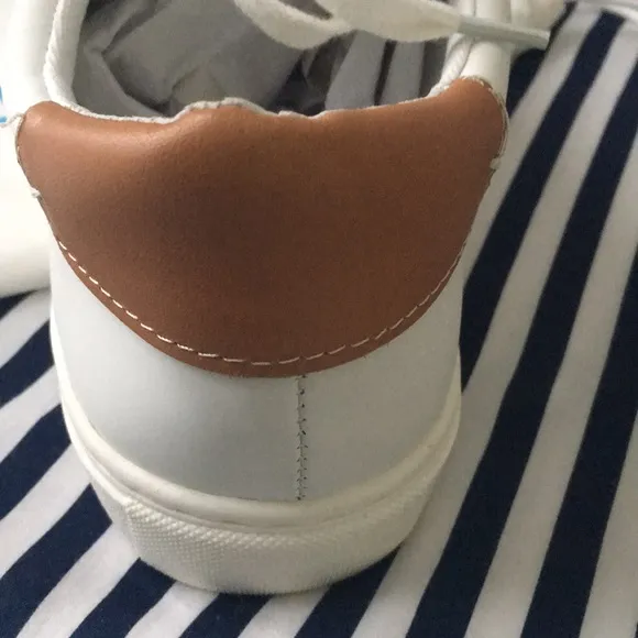 J. MCLAUGHLIN ANGELIQUE LEATHER SNEAKERS