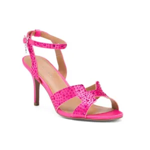 J. RENEE Fuschia Sarlon Rhinestone Heeled Sandals