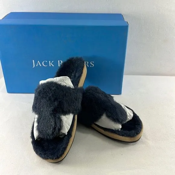 Jack Rogers Comfort Cozy Sandals Midnight Navy Various Sizes