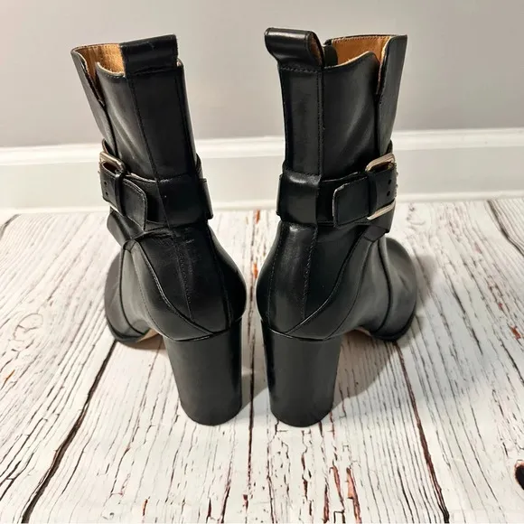 Jack Rogers Women's Jade Black Ankle Boots Booties Size 7.5 EUC Bloomingdale’s