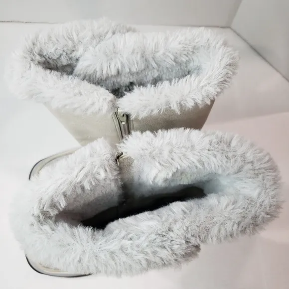 Jambu Baltic Mid Calf Faux Fur Snow Boots Size 7.5