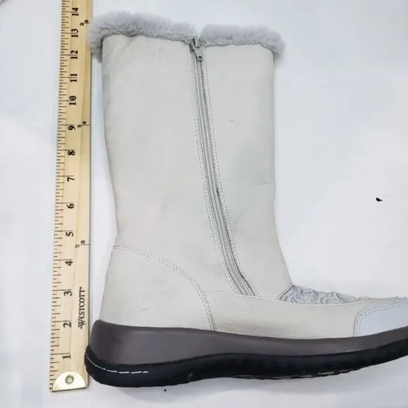 Jambu Baltic Mid Calf Faux Fur Snow Boots Size 7.5