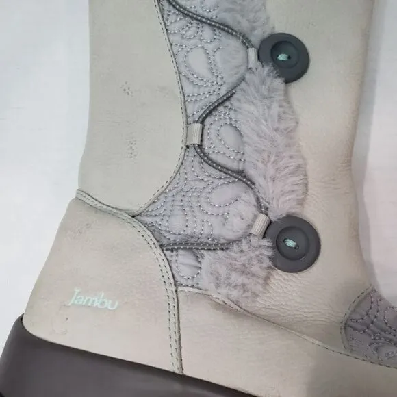 Jambu Baltic Mid Calf Faux Fur Snow Boots Size 7.5