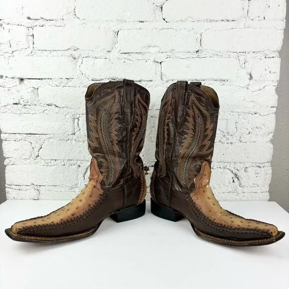 Jar Quill Ostrich Boots
