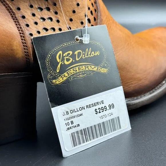 J.B Dillon Leather Ankle Boots