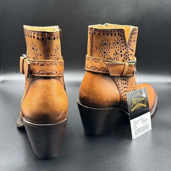 J.B Dillon Leather Ankle Boots
