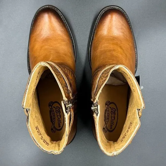 J.B Dillon Leather Ankle Boots