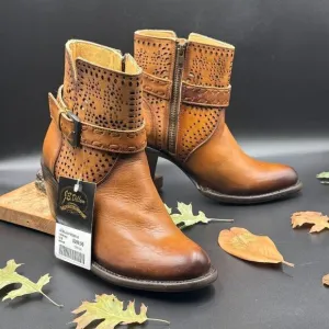 J.B Dillon Leather Ankle Boots