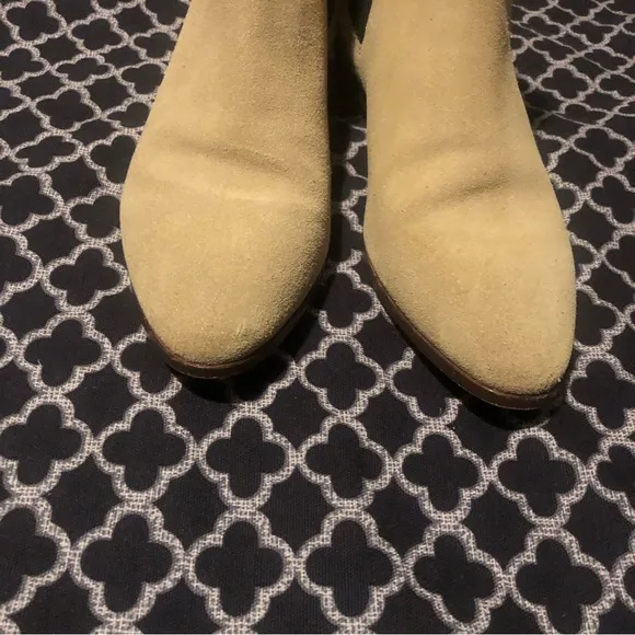 J.CREW Suede Pull On Chelsea Ankle Shoe Boots AQ661 Women’s Sz 7 Tan