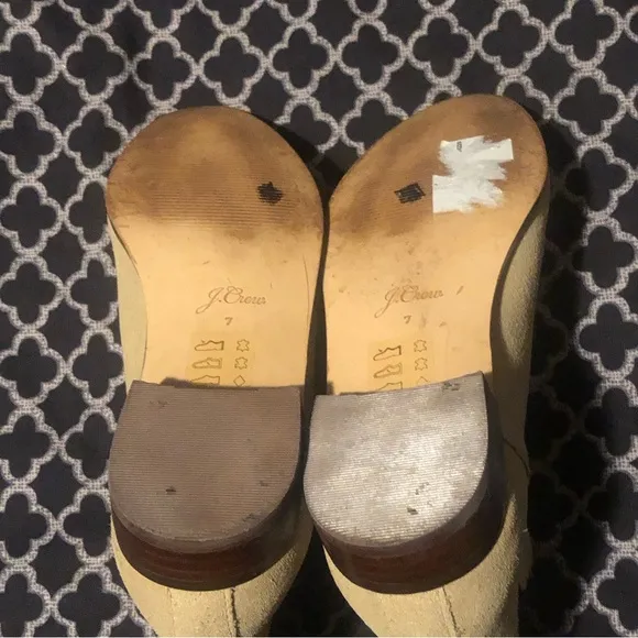 J.CREW Suede Pull On Chelsea Ankle Shoe Boots AQ661 Women’s Sz 7 Tan