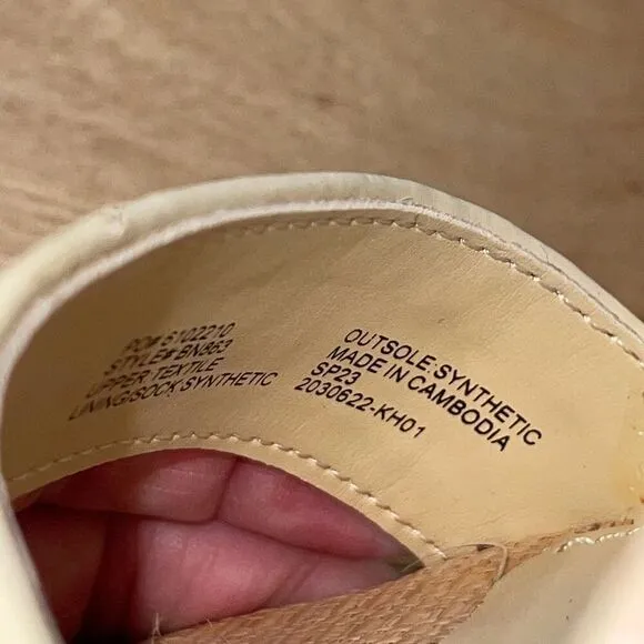 J.Crew Womens Wickerish Square Heel Sandals Tan Size 8.5 NWOT