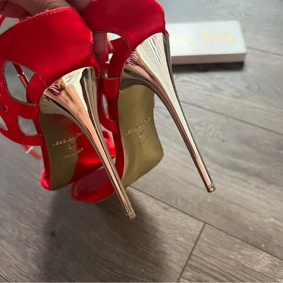 Jessica Rich So Expensive Satin Sandals NWOT