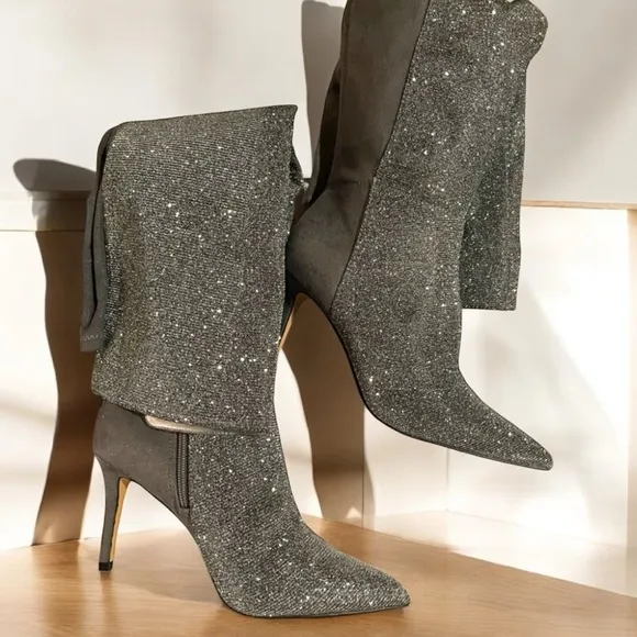 Jessica Simpson Amriena Metallic Stiletto Boots