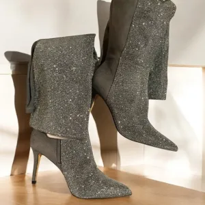 Jessica Simpson Amriena Metallic Stiletto Boots