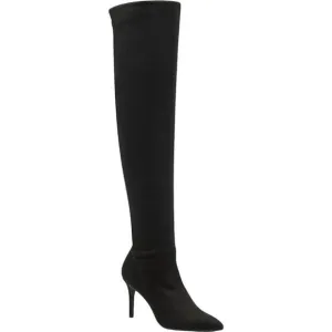 Jessica Simpson Womens Abrine Pull On Over-The-Knee Boots Black 6.5 NIB