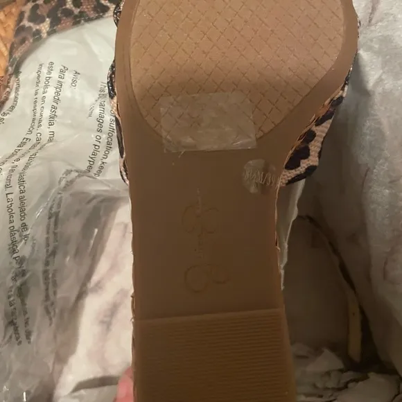 Jessica Simpson Womens Delirah Denim Ankle Strap Wedge Sandals NIB