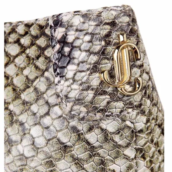 Jimmy Choo Modell Snakeskin Embossed Leather Ballerina Flats 9.5B