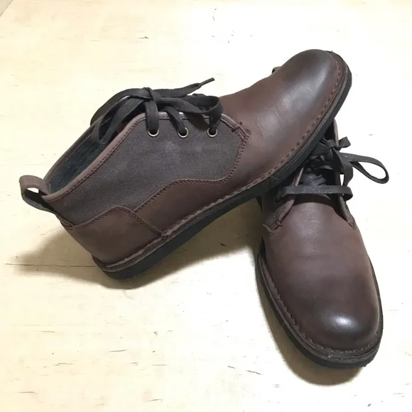 John Varvatos Boots Brown Leather Size 8.5