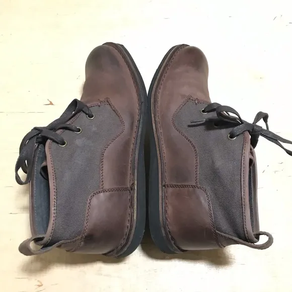 John Varvatos Boots Brown Leather Size 8.5