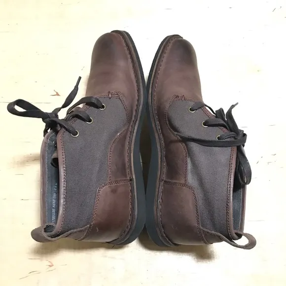 John Varvatos Boots Brown Leather Size 8.5
