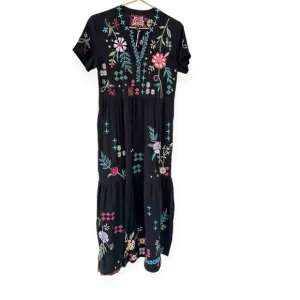 Johnny Was • Katie Henley Tiered Knit Floral Dress
