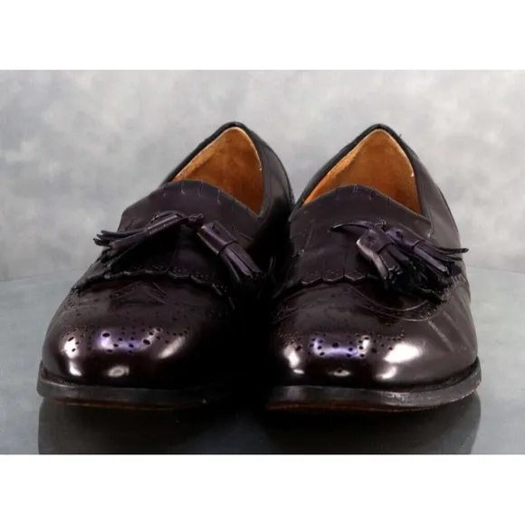 Johnston &amp; Murphy Heritage Men's Kiltie Tassel Loafers Dress Shoes Sz 11 D 32733