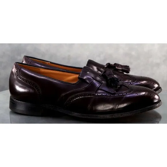 Johnston &amp; Murphy Heritage Men's Kiltie Tassel Loafers Dress Shoes Sz 11 D 32733