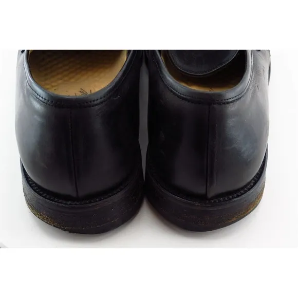 Johnston &amp; Murphy Loafers &amp;‎ Slip Ons Black Leather Men Shoes Size 10.5 Medium