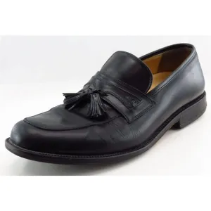 Johnston &amp; Murphy Loafers &amp;‎ Slip Ons Black Leather Men Shoes Size 10.5 Medium