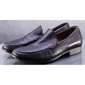 Johnston &amp; Murphy Men's Casual Loafers Shoes Size 9.5 Sheepskin Leather Black