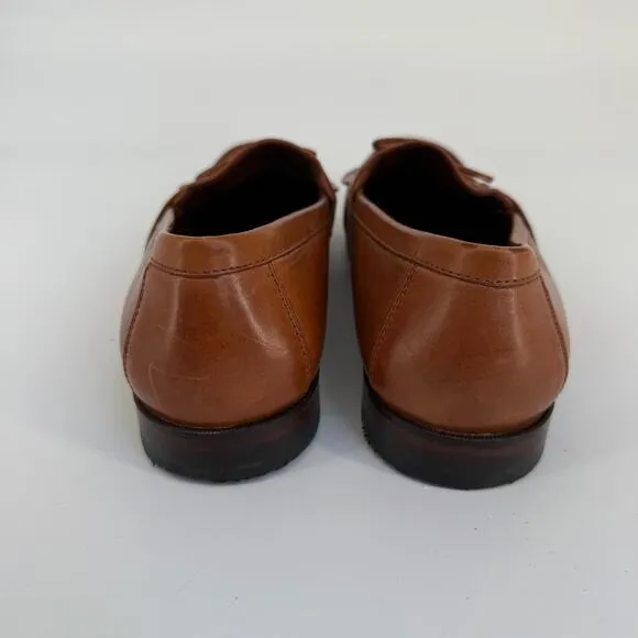 Johnston &amp; Murphy Mens Loafers 12M Aragon Kiltie 3370 Leather Tassel Dress Shoe