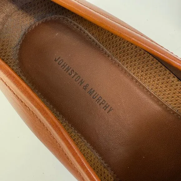 Johnston &amp; Murphy Mens Loafers 12M Aragon Kiltie 3370 Leather Tassel Dress Shoe